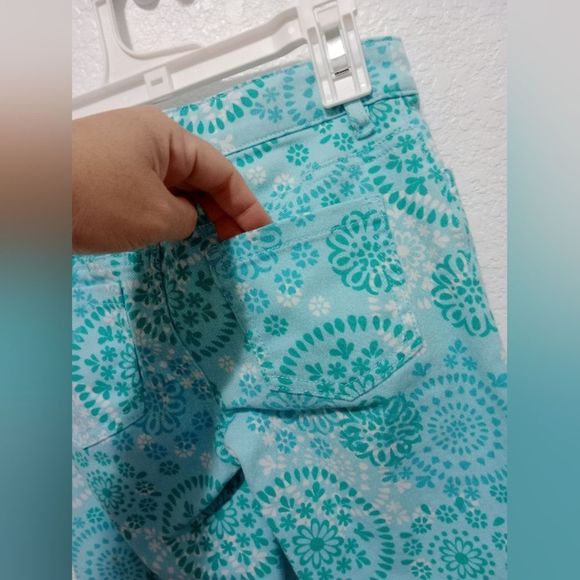 Gymboree Girls Snowflake Twill Pants size 8 - Picture 3 of 7